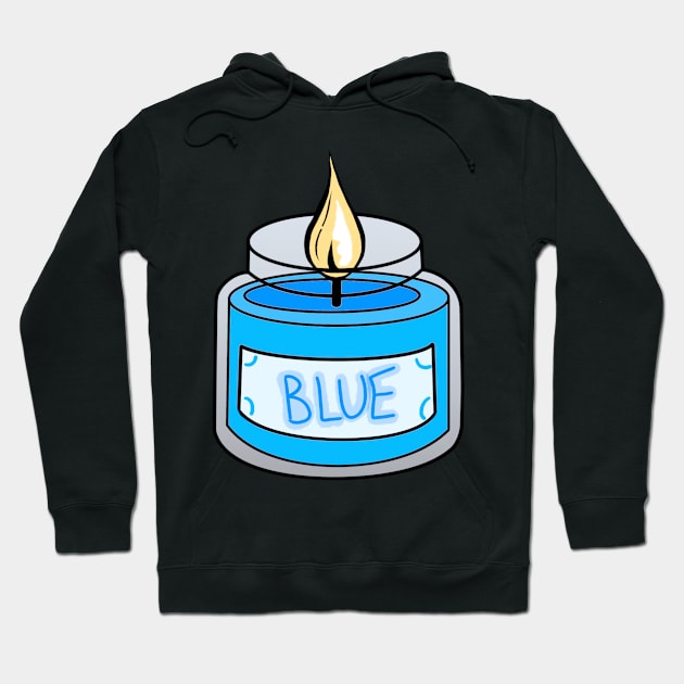 Cool Blue Candle Hoodie by ROLLIE MC SCROLLIE